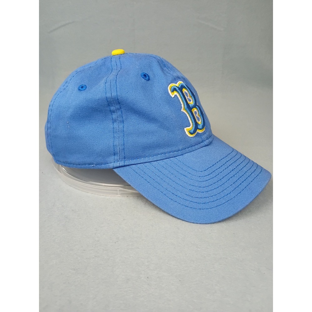 New Era 9TWENTY Brooklyn Dodgers Hat Light Blue Yellow Adjustable MLB Cap